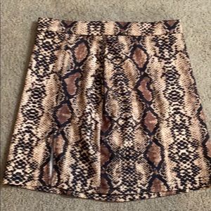Cheetah skirt